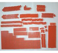 310+ New Genuine Reddish Orange Lego Technic studless beams liftarms connectors