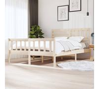 vidaXL Bed Frame 3101163 Solid Wood without Mattress 160x200 cm Brown