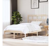 3101213 vidaXL Bed Frame without Mattress Solid Wood 120x200 cm (810012+814184)