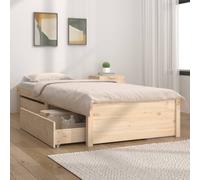 Bed Frame with Drawers Bedroom Bedstead Bed Base Multi Colours/Sizes vidaXL