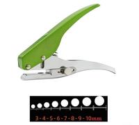 310mm Single Hole Punch for Photos and For ID Cards Handheld Tool for Quick Punching (10mm)