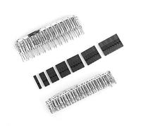 310PCS 2.54mm/0.1" Pitch 1 2 3 4 5 6 8 Pin Connectors Male and Female Plug Housing and Male/Female Pin Header Crimp Terminal Connector Assortment Kit with Box