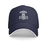 311 Trucker Hat in Odin We Trust Thor Vikings Hammer Mjolnir Norse Baseball Cap Casual Cap Washed Snapback Cap for Adult, Women, Boys
