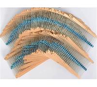 3120pcs 156Values Electric Unit 1/4W Power Metal Film Resistor Kit 1R-10M 1Percent Tolerance Assortment Set 1ohm-10Mohm Resistor