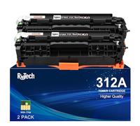 312A Black Toner Cartridge,Compatible for HP 312X CF380A CF380X for HP Laserjet Pro MFP M476dw M476dn M476nw MFP M476 Series Printer,2 Pack