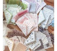 312Pcs Scrapbook Paper Kit- Vintage Flower Translucent Vellum Decoupage Paper Mixed Media for Scrapbooking Supplies Junk Journaling Cards Making Collage, Floral DIY Decorative Materials Craft Gifts