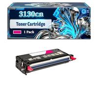 3130cn Toner Cartridge Compatible for Dell 3130cn Printer, With Chip Large Capacity 9000 Page (1 Pack Magenta)