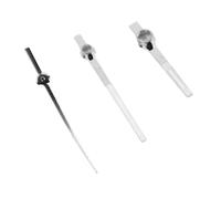 3135 Movement Watch Hands, Luminous Watch Replacement Needles, Glow in Dark Metal Hands for 3135 Movement Watches, Includes 3 x Watch Hands for Repair and Restoration (126334H Needle Silver)