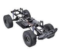 313mm Assembled RC Chassis with Wheels, Frame Kit for 1/10 RC Crawler SCX10 SCX10 II 90046 90047, Metal Chassis for DIY Upgrade