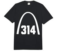 314 St. Louis Area Code Gateway Arch Comfort Colors Adult Heavyweight T-Shirt