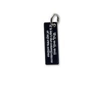 314Pi Consequences of My Own Actions Embroidery Keychain, Size 3.1" Embroidered Tag Keychains, Embroidery Patch with Colorful Keyrings for Backpack Clothes Motorcycles Scooters Cars Key Accessories