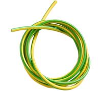 315 Supplies DIY Electrical PVC Yellow/Green Earth Sleeving - 3mm - Flexible Earthing Cable - Custom Cut Lengths 1m, 3m, 5m (5 Metre)