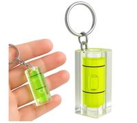 315 Supplies Mini Spirit Level Keyring - Precision Bubble Level Keychain Tool | Lightweight, Durable, Portable | Great for DIY, Builders, Stocking Fillers, Novelty Gifts & Gadgets
