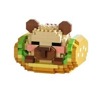 315Pcs Capybara Building Blocks, Adorable Capybara Burger Micro Building Blocks Set, Develops Fine Motor Imagination, Cute Desktop Decor & Thoughtful Gift for Building Block Hobbyists, Capybara Lover