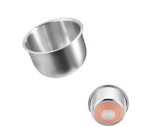316 Stainless Steel 10 Cup 5L Rice Cooker Inner Pot Compatible with Zojirushi Inner Pot Reference B505, Uncoated Heavy Gauge Stainless Insert with Reinforced Thick Base
