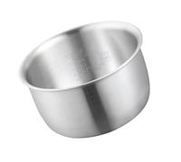 316 Stainless Steel 5.5 Cup 3L Rice Cooker Inner Pot Compatible with Zojirushi NL-EAC10, Thickened Uncoated Cooking Bowl Replacement, Integrated Stainless Liner with Even Heat Distribution
