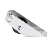 316 Stainless Steel Anchor Bracket Roller, Marine Grade Single Wheel Chain Guide for Yacht Boat, Mirror Polished Saltwater Resistant Deck Hardware Fitting(Style C)