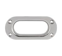 316 Stainless Steel Boat Hawse Fairlead, Marine Cable Guide with Mirror Polish Finish, Resistant Hawse Pipe for Towing and Mooring on Decks and Bulwarks