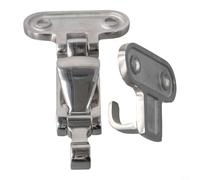 316 Stainless Steel Boat Lock Hatch Deck Hinge Adjustable Latch Fastener for Replacement of Broken Locks on Cabinets Doors Boxes and Cases with Marine Grade Material