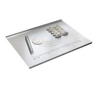 316 Stainless Steel Chopping Board,Chopping Boards for Kitchens,Cutting Board,Worktop Saver,Large Chopping Board for Carving Meat,Cutting Vegetables,Cheeses,Bread (70 * 58cm)