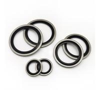 316 Stainless Steel Combination Pads and Washers, Nitrile Combination Pads for Oil Pipes, G1-1/2 and G1-1/4, Durable and Reliable for Various Applications