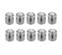 316 Stainless Steel Cross Wire Rope Clips 10pcs for Tight and Reliable Cable Fixing in Multiple Project Types