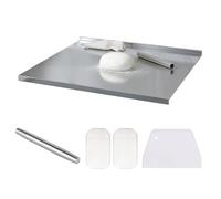 316 Stainless Steel Cutting Board for Kitchen, Extra Large Stainless Steel Chopping Board & Heavy Chopping Board for Meat, Fruit, Vegetables, Bread and Bakery Z-Type,40x70cm/15.7"Lx27.5"W