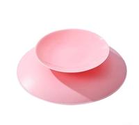 316 Stainless Steel Double Layer Meal Bowl for Home Dining, Thickened and Insulated Construction to Keep Food Warm and Hands Safe (pink)
