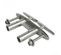 316 Stainless Steel Flush Mount Cleat Designed for Marine Environments with Retractable Pull Up Mooring Capability (5inch)