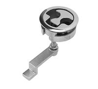 316 Stainless Steel Flush Turning Lift Handle Lock, Boat Floor Buckle Hatch Latch, Floor Buckle Recessed Hatch Pull Buckles, Mirror Polished, for Ship Hatche, Deck Door