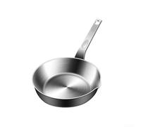 316 Stainless Steel for mini Eggs Pan, Small Omelet Skillet with Pour Spout, Compact Sauce Pan for Frying Eggs, Compatible with and Induction Stoves(S)