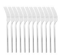 316 Stainless Steel Fork Set 12Pcs Elegant Durable Rust Proof Dinner Forks for Kitchen Dining Room Daily Use Mirror Polished Thickened Tableware