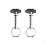 316 Stainless Steel Hatch Pin, Quick Release Deck Hatch Cover Pull Lifter 32mm Spring Pin for Marine Boat Yacht, 1 or 2 Pieces(2pcs)