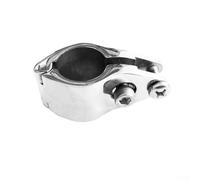 316 Stainless Steel Hinged Jaw Slide Rail Mount for Bimini Tops Marine Hardware with Integrated Locking Mechanism (22mm)