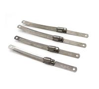 316 Stainless Steel Hose Clamp, Automatic Instrument Magnetic Flip Level Gauge Clamp, 4 Pcs Anti-Rust Clamp for 21-89mm Pipes Fixing Buckle(40-63mm)
