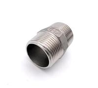 316 Stainless Steel Male Thread Equal Nipple - Durable Water Casting Pipe Fitting, 1pc Connector for Home, Garden(3/4Inch)