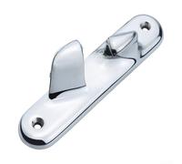 316 Stainless Steel Rope Guide Line Cleat, Concave Bow Chock Fairlead with Mirror Polished Finish and Heavy-Duty Design(8-inch Right)