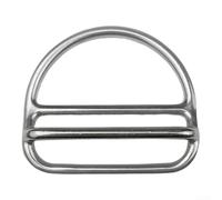 316 Stainless Steel Scuba D-Ring Buckle 6.7cm Rust-Proof