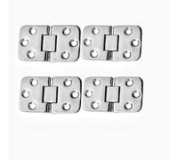 316 Stainless Steel Self-Supporting Folding Table Hinges, Marine Boat RV Yacht Cabinet Cupboard Strap Hinge Door Hinge Folding Table Hardware (4Pack)