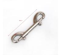316 Stainless Steel Snorkeling Eye Hook with Swivel Snap -Resistant for Bolt Diving Double-Ended Marine Hardware - 120mm Heavy-Duty Scuba Carabiner Clip(90MM-1)