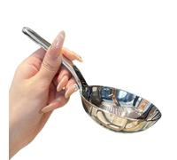 316 Stainless Steel Spoon - Large Short Handle Spoon with Anti scald Handle Suitable for Soup Pot, Stew Pot, Separate Meal, Soup Storage, Kitchen Essential Tool