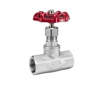316 Stainless Steel Stop Valve J11W Inner Wire B-Type Thread Pipe Throttle Valve Water Switch Thread 4 Minutes 6 Minutes 15(G1/2)