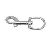 316 Stainless Steel Swivel Snap Hook for Scuba Diving, 360 Degree Rotating Eye Bolt with Anti- Design, Marine Grade Hardware Accessory(120mm)
