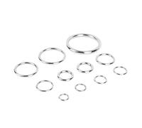 316 Stainless Steel Traceless Seamless Rings O Rings M3 M4 M5 M6 M8 M9 M10 M12 Smooth Solid Circular Rings For DIY Metal Gaskets(M9x60mm 1pc)