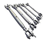 316 Stainless Steel Turnbuckle/Rigging Screw, Sailing Rigging Screw, Marine Grade Turnbuckle (4, M10)