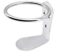 316 Stainless Steel Wall Mount Drink Cup and Bottle Holder, Marine Grade Rust Resistant Compact Design for Yacht RV Boat Cabins Cockpits Galleys Bathrooms