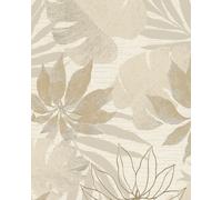 Galerie Avalon Tropical Leaf Beige Wallpaper