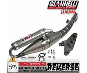 31602E Giannelli Approved Muffler Reverse Aprilia SR 50 Kat 2000/2003