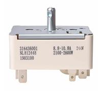 316436001 Range Surface Element Control Switch Compatible with Frigidaire for Kenmore Electric Range - Replaces 1155395, AP3885460, PS1145040, EAP1145040