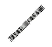 316L Stainless Steel 18MM 19MM 20MM Watch Band Strap Bracelet Fit for Seiko 5 (Color : Silver, Size : 18mm)